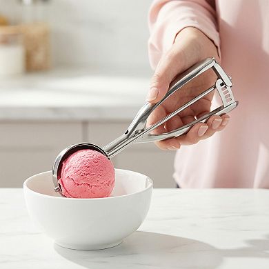 Ice Cream Scoop, 1 Pcs Stainless Steel Ice Cream Scooper, Easy Release, Easy Clean 8.7x2.3Inch