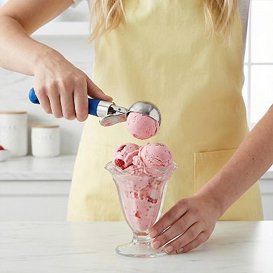 Ice Cream Scoop Stainless Steel Ice Cream Scooper Ergonomic Handle Easy Release