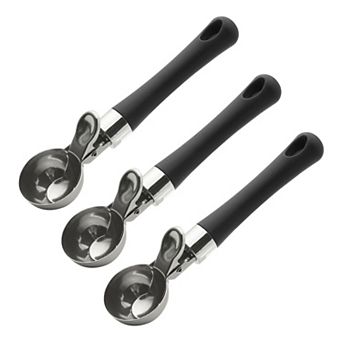 Ice Cream Scoop Stainless Steel Ice Cream Scooper Ergonomic Handle Easy Release