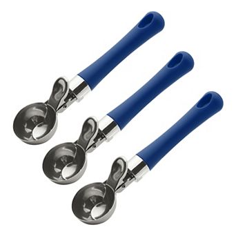 Ice Cream Scoop Stainless Steel Ice Cream Scooper Ergonomic Handle Easy Release