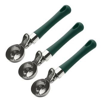 Ice Cream Scoop Stainless Steel Ice Cream Scooper Ergonomic Handle Easy Release