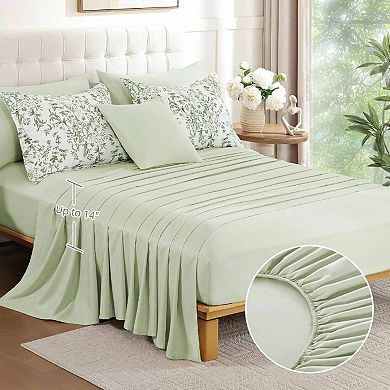 Full Size Comforter Set with Floral Branch Patterns for All Seasons
