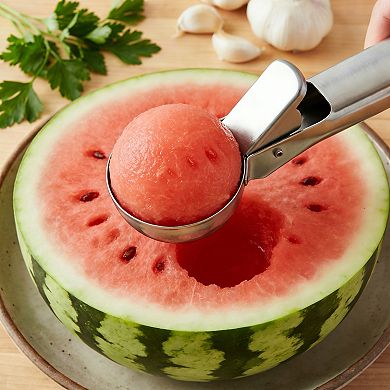 Ice Cream Scoop, 1 Pcs Stainless Steel Comfortable Ergonomic Handle 7.2x1.9Inch