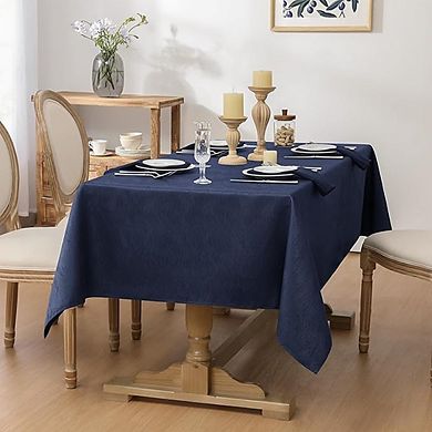 Jacquard Swirl Tablecloth, Waterproof, Stain-Resistant, Wrinkle-Free, Heavyweight