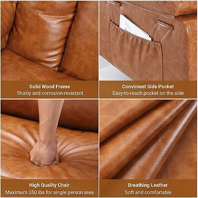 PU Leather Power Lift Recliner Chair