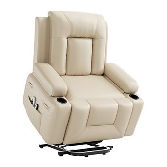PU Leather Power Lift Recliner Chair