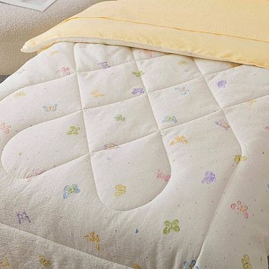 5 Piece Twin Bedding Set with Soft Microfiber Comforter, Dinosaurs Pattern