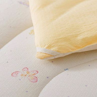 5 Piece Twin Bedding Set with Soft Microfiber Comforter, Dinosaurs Pattern