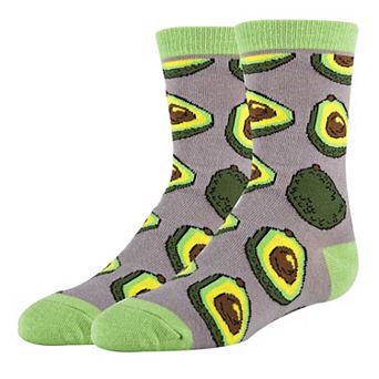 Kid's Crew Socks -Avocado Life