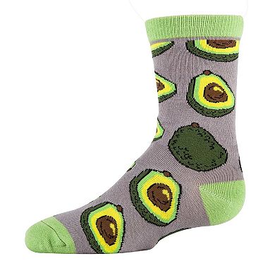 Kid's Crew Socks -Avocado Life