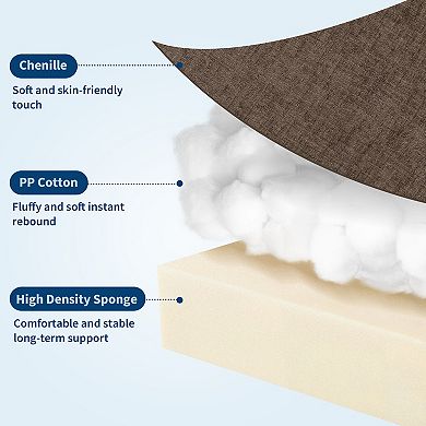 Overstuffed Recliner Rocking Chair with Massage & Heat