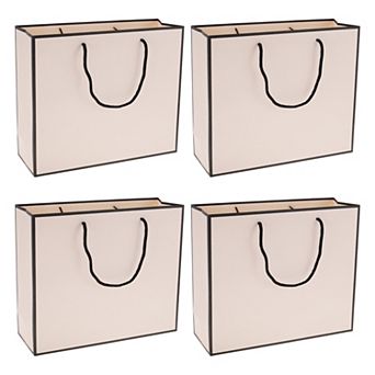 4 pc Solid Design Gift Bags for All Occasions