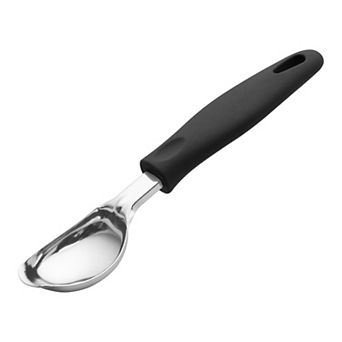 Ice Cream Scooper Hangable Stainless Steel Ergonomic Handle 7.5x1.6 Inch