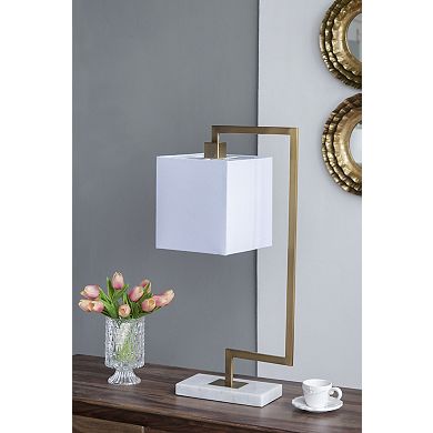 Metal unique dual-bend arm design Table Lamp