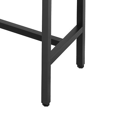 VEVOR Outdoor Bar Table 39.4 x 15 in Patio Counter Height Table with Waterproof Top