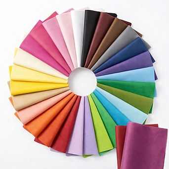 150 Sheets Colored Tissue Paper Bulk Set for Gift Wrapping Crafts and Decorations
