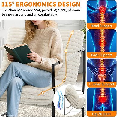 Modern Sling Accent Chair