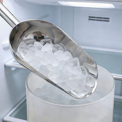 Easy Clean Stainless Steel Ice Scoop for Candy Buffet Kitchen Ice Bucket 1Pcs 11x4.3Inch