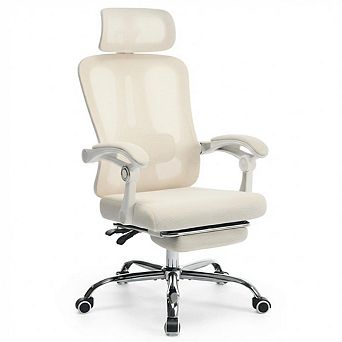 Ergonomic Office Chair with Footrest