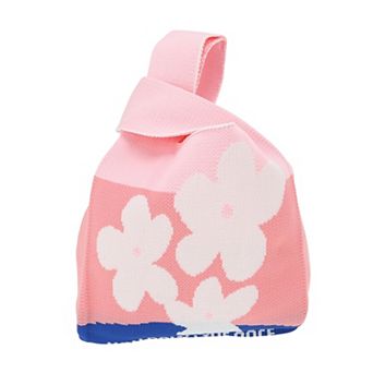 Flower Letter Knitted Wrist Bag 1 pc