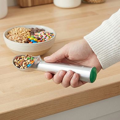 Aluminum Ice Cream Scoop with Ergonomic Handle for Easy Release and Cleaning 1Pcs 7x1.7inch