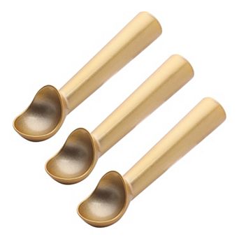 Stainless Steel Ice Cream Scoop with Ergonomic Handle for Easy Release and Clean 3 pc