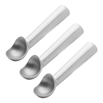 Stainless Steel Ice Cream Scoop with Ergonomic Handle for Easy Release and Clean 3 pc