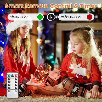 Outdoor String Lights Waterproof Christmas Fairy Lights