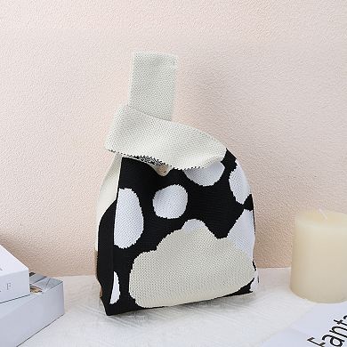 Cute Animals Knitted Wrist Bag 1Pc
