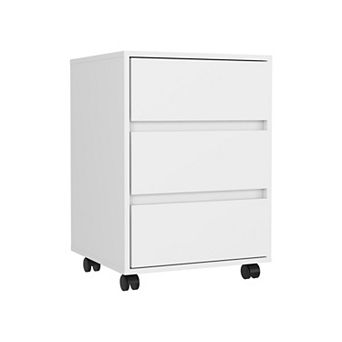 Artemisa 3 Drawer Filing Cabinet, Four Casters, Superior Top