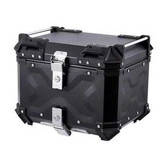 Bike Top Case Weatherproof Aluminum Storage Box with Easy Mounting