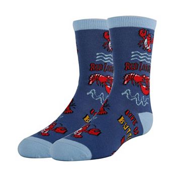 Kid's Crew Socks -Red Lobstah