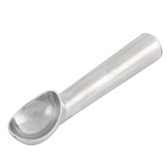 Aluminum Household Non-Stick Bowl Head Ice Cream Scoop Spoon Dipper Silver Tone 1 pc