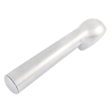 Aluminum Household Non-Stick Bowl Head Ice Cream Scoop Spoon Dipper Silver Tone 1PC