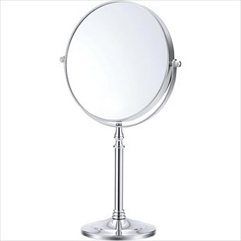 Double Sided 20X Magnifying Mirror 7.8", Tabletop with 360° Rotation for Vanity