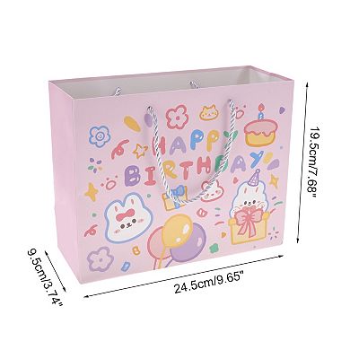 4Pcs Cartoon Rabbit Gift Bags for All Occasions