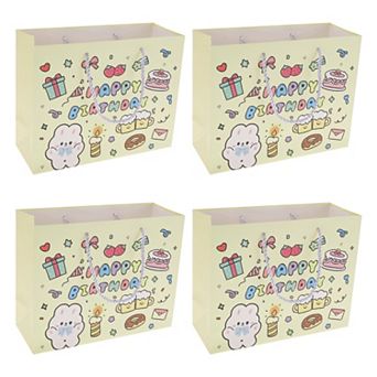 4 pc Cartoon Rabbit Gift Bags for All Occasions