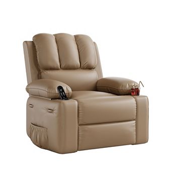 Manual Leather Recliner Chair