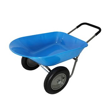 Two-Wheeled Garden Cart with 15" Pneumatic Tires