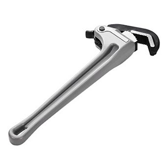 Aluminum Pipe Wrench with Ergonomic Handle and Fast-Adjusting Jaws