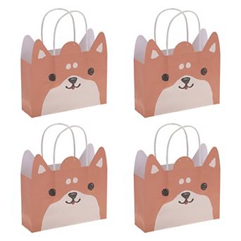 4 pc Animal Pattern Gift Bags for All Occasions