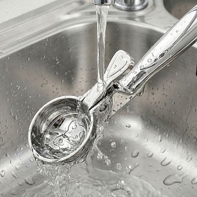 Ice Cream Scoop Comfortable Ergonomic Handle Easy Release Easy Clean for Gelato 1Pc7.1x1.7Inch