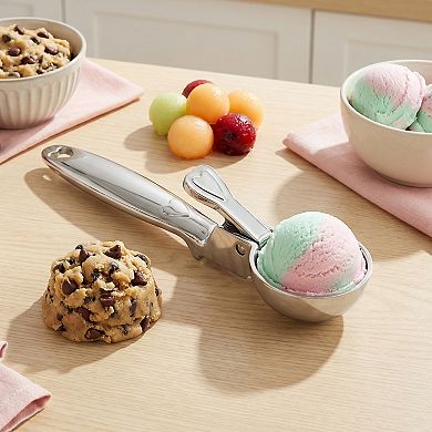 Ice Cream Scoop Comfortable Ergonomic Handle Easy Release Easy Clean for Gelato 1Pc7.1x1.7Inch