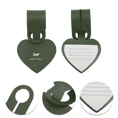 1 Pc Heart Shape Luggage Tag for Travelling 9.37"x3.35"