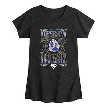 Girls 7-16 DC Comics Supergirl Kara Zor-El Graphic Tee