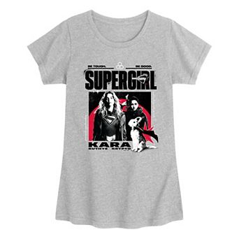 Girls 7-16 DC Comics Supergirl Kara, Ruthye & Krypto Graphic Tee