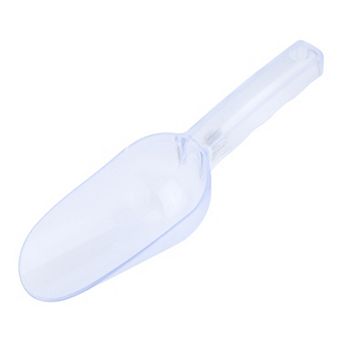 Ice Scoop Easy Clean Plastic Ice Shovel for Candy Buffet Kitchen Popcorn 1 pc 10.2x2.9Inch
