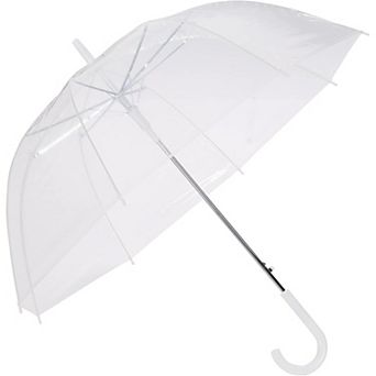 Clear Bubble Umbrella with 35" Dome, Auto Open Strong Fiberglass Frame