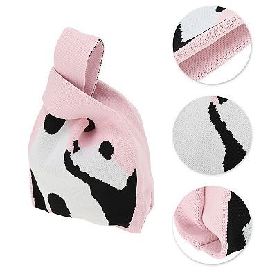Portable Animal Knitted Wrist Bag 1Pc