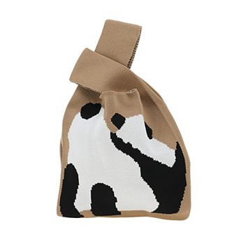Portable Animal Knitted Wrist Bag 1 pc